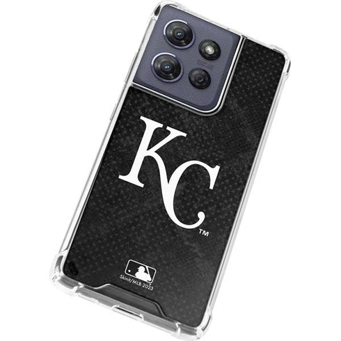 MLB Kansas City Royals Dark Wash Moto G Power 5G (2025) Clear Case